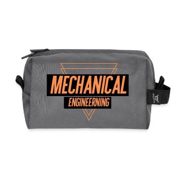 Génie mécanique - Trousse de toilette en tissu recyclé - anthracite - Devant