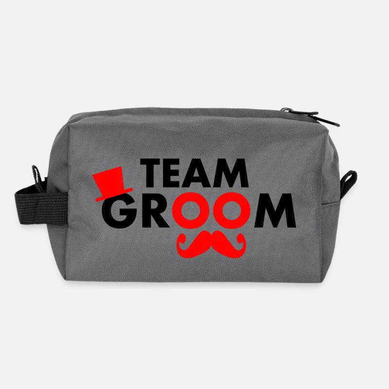 Team groom Trousse de toilette en tissu recyclé