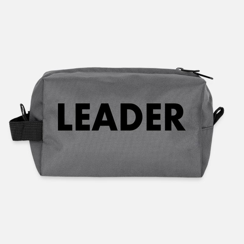 Leader - Recycelte Kulturtasche - Anthrazit