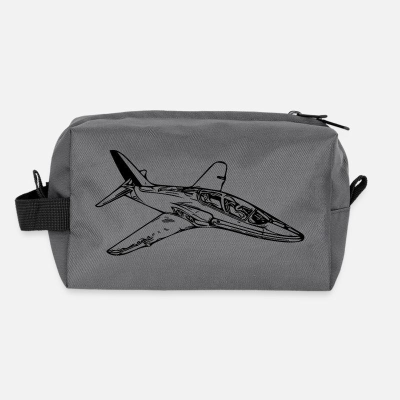 Avion Jet Flyer élégant Trousse de toilette en tissu recyclé