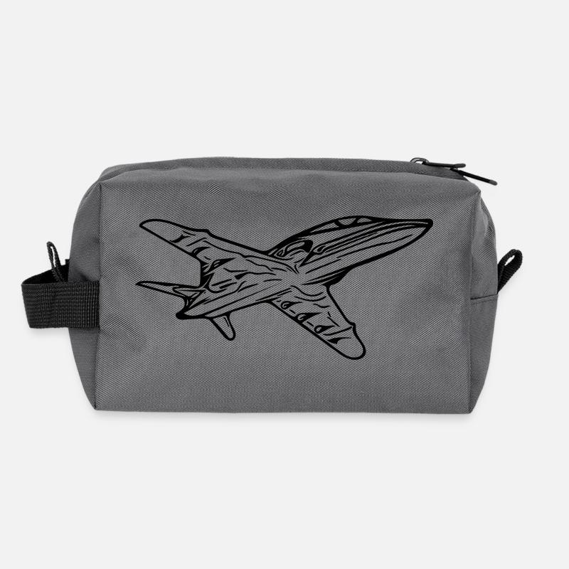 Jet Flyer Avion Trousse de toilette en tissu recyclé