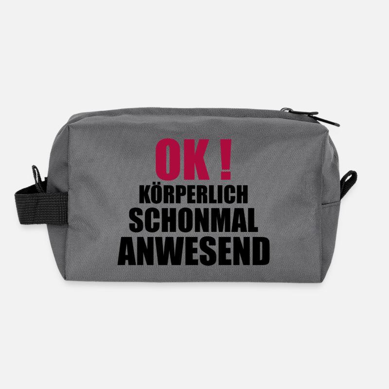 körperliche anwesenheit Recycelte Kulturtasche