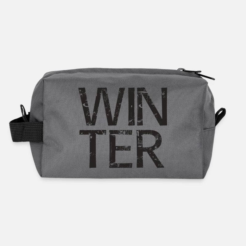 Hiver Trousse de toilette en tissu recyclé