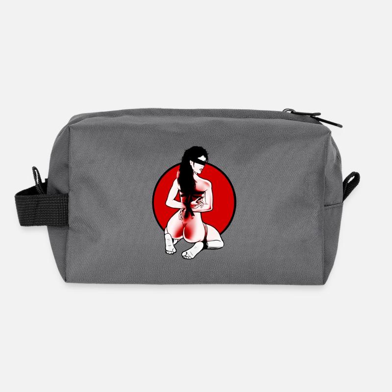 Bondage beauty red BDSM Recycelte Kulturtasche