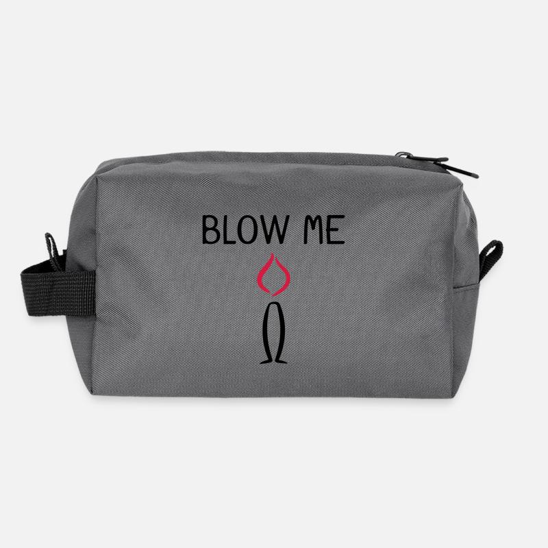 Blow me Kerze Recycelte Kulturtasche