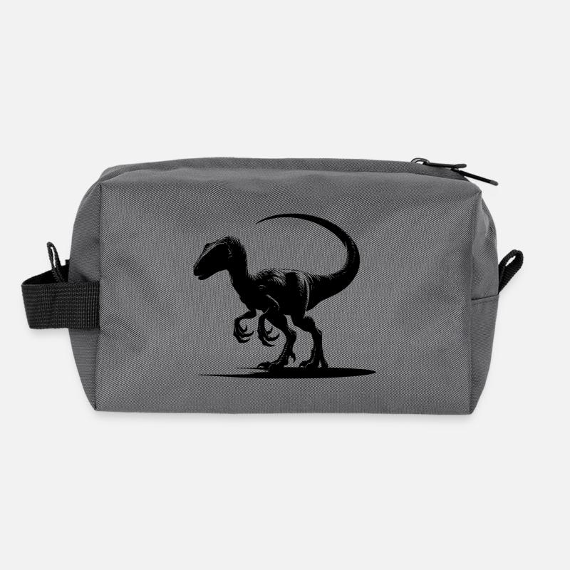 Gefährlicher Dino Velociraptor Dinosaurier Recycelte Kulturtasche