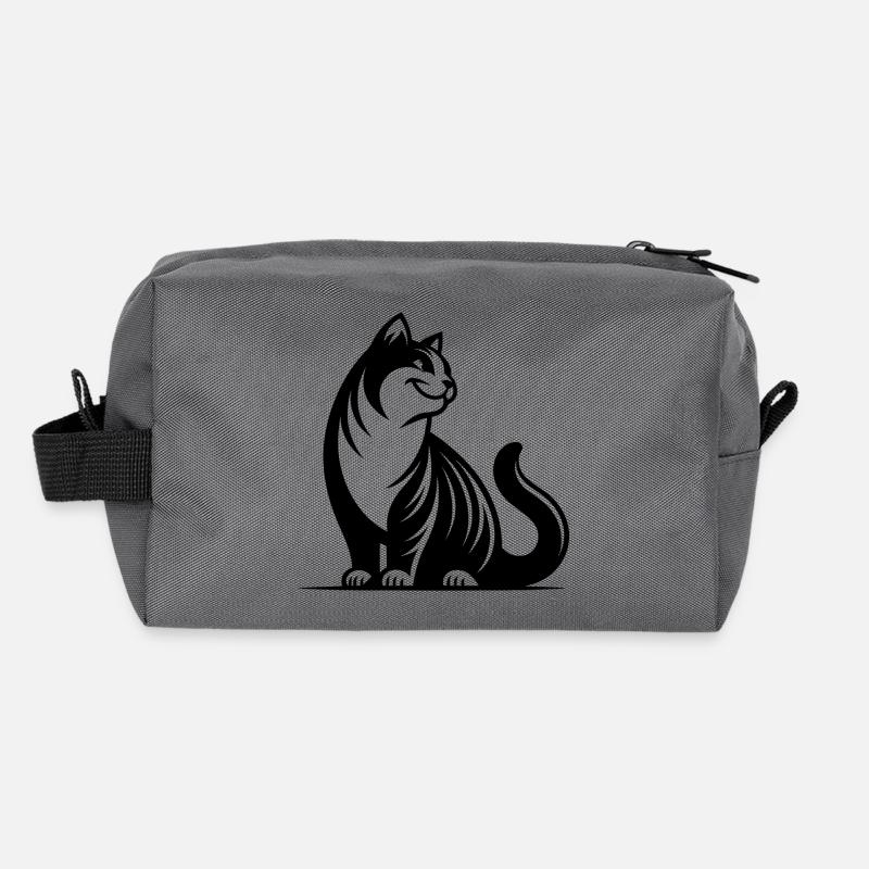 Knuddelige Schnurrige Hauskatze mit süssem Blick Recycelte Kulturtasche