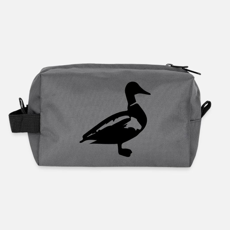 Canard canard colvert Trousse de toilette en tissu recyclé
