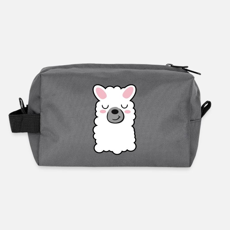 Lama - Recycelte Kulturtasche - Anthrazit