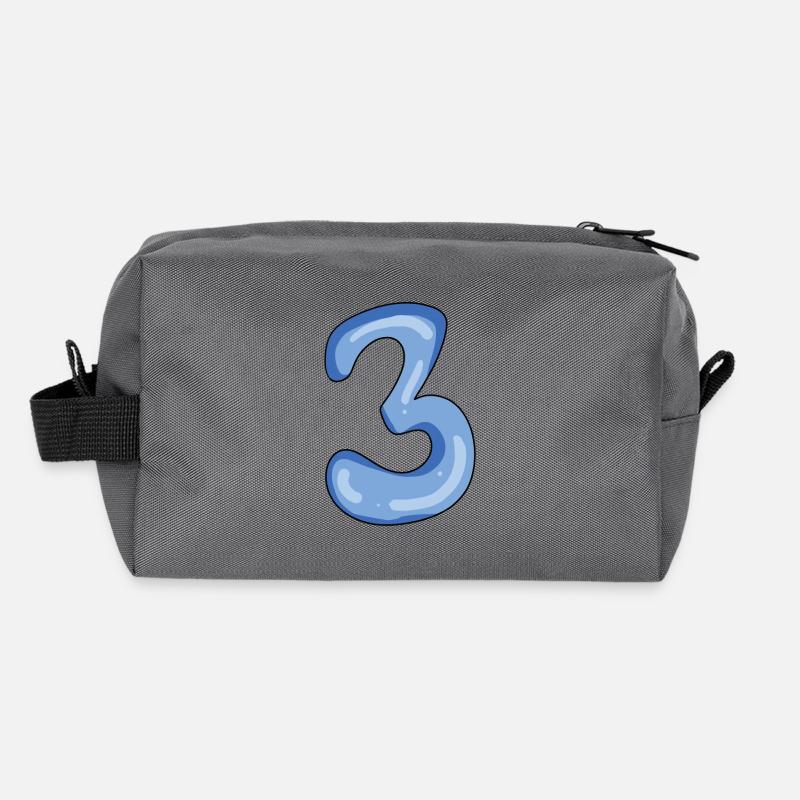 3 - Recycelte Kulturtasche - Anthrazit