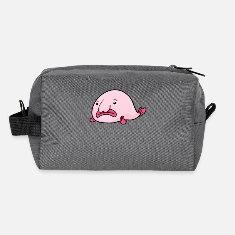 Blobfish Fish Recycled Toiletry Zip Bag