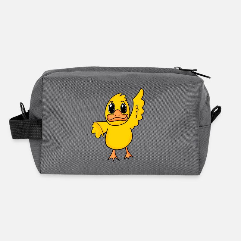 Ente - Recycelte Kulturtasche - Anthrazit