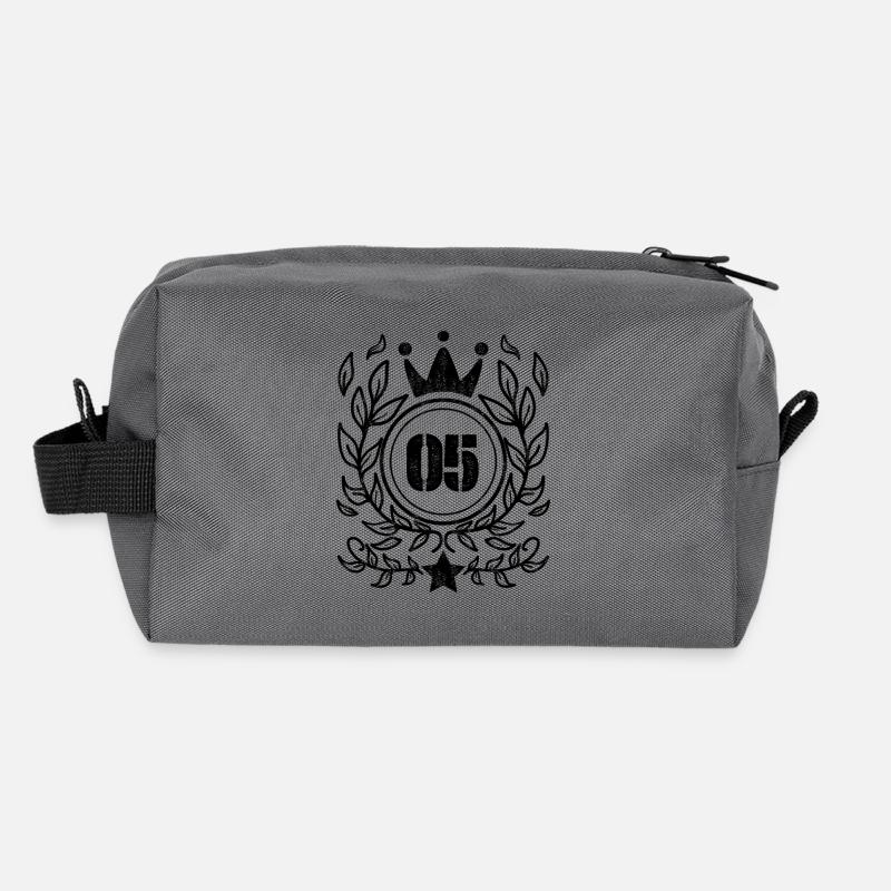 5 years old crown - 5 birthday Recycled Toiletry Zip Bag