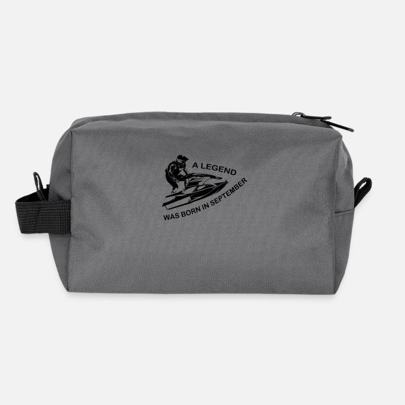 Jet SKi driver legend born in September Recycled Toiletry Zip Bag