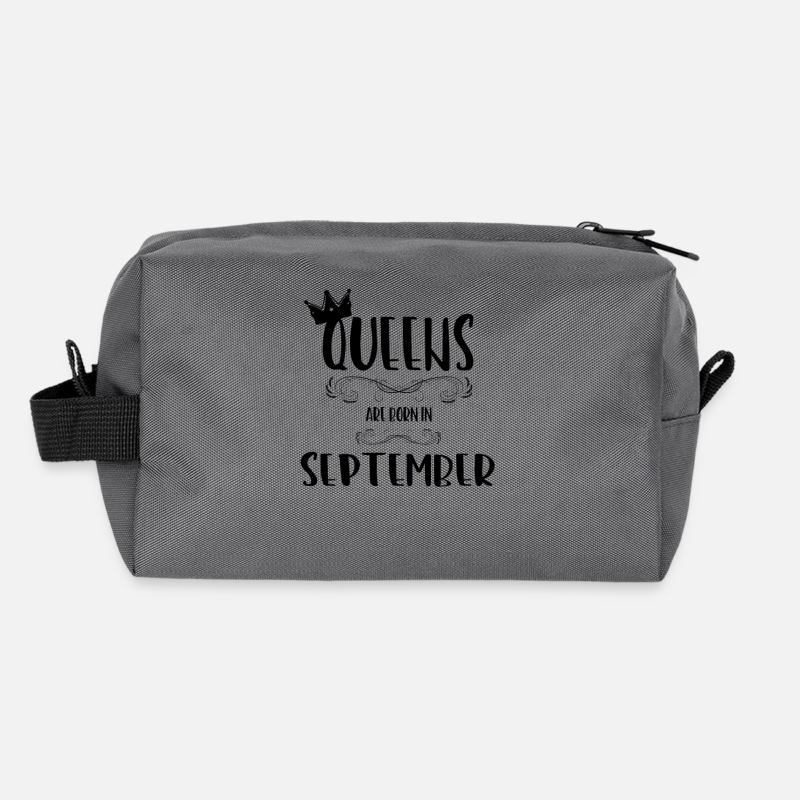 Queens were born in September Recycled Toiletry Zip Bag