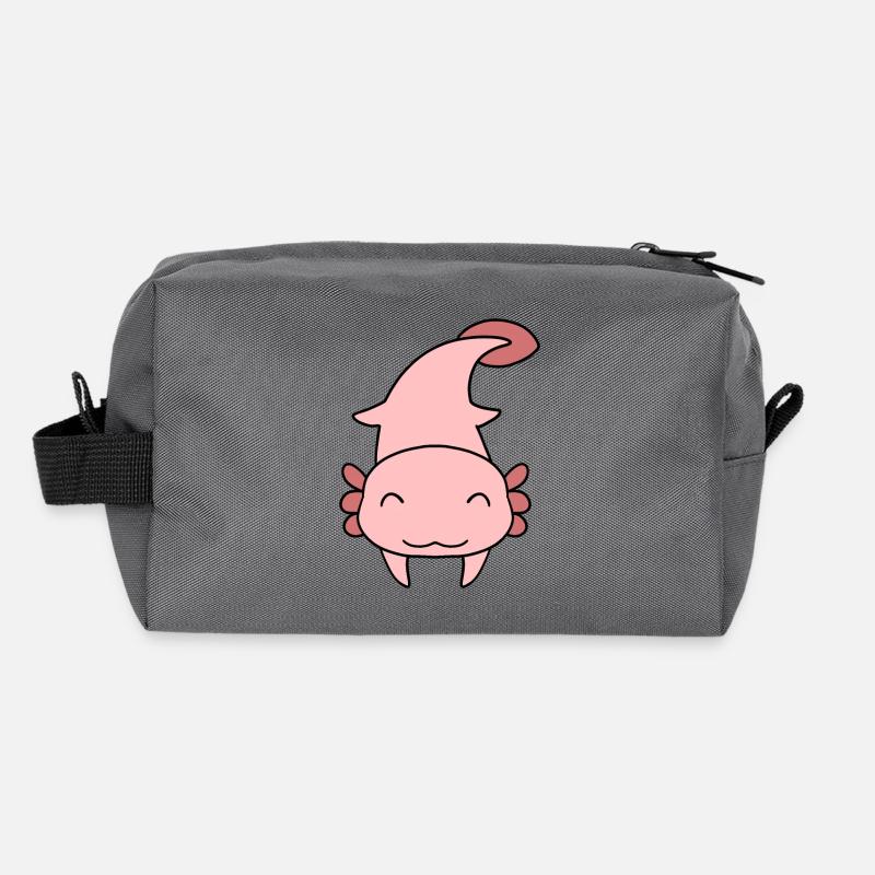 Axolotl doux Trousse de toilette en tissu recyclé