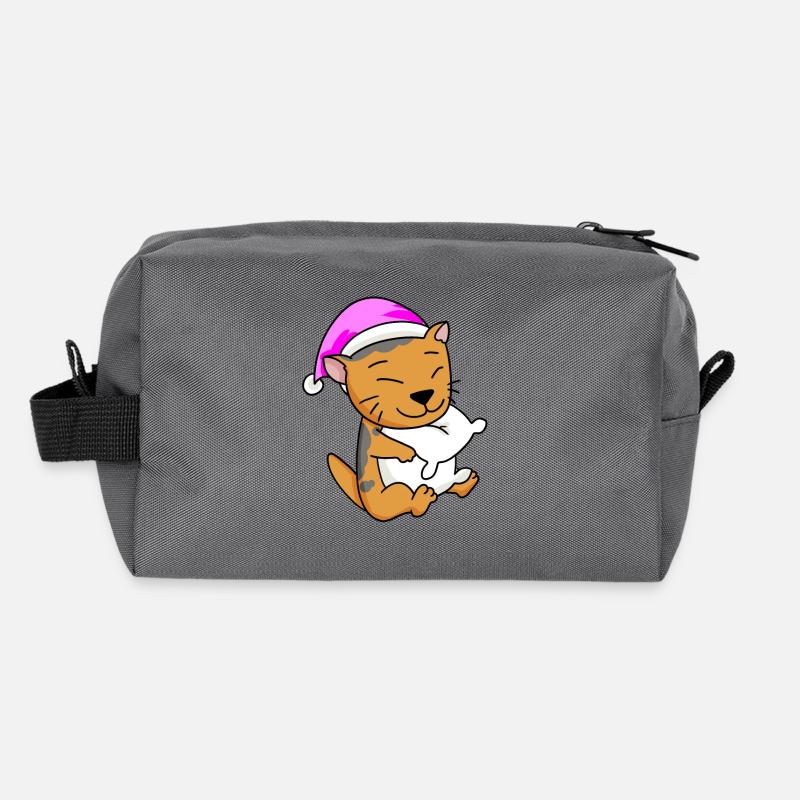 Cat Cat Breed Scottish Folding Ear Cat Recycled Toiletry Zip Bag