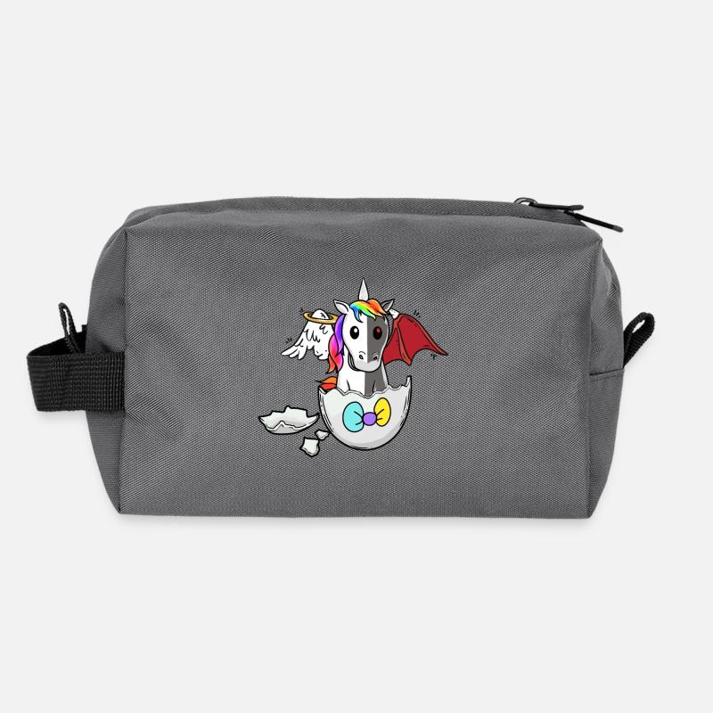 Baby Unicorn Birth Eggshell Good Bad Eggs Recycled Toiletry Zip Bag