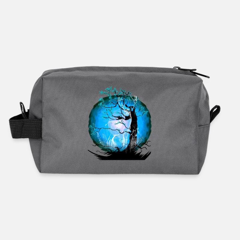 Baum Natur Hirsche Hirsch Waldtiere Wild Rehbock Recycelte Kulturtasche