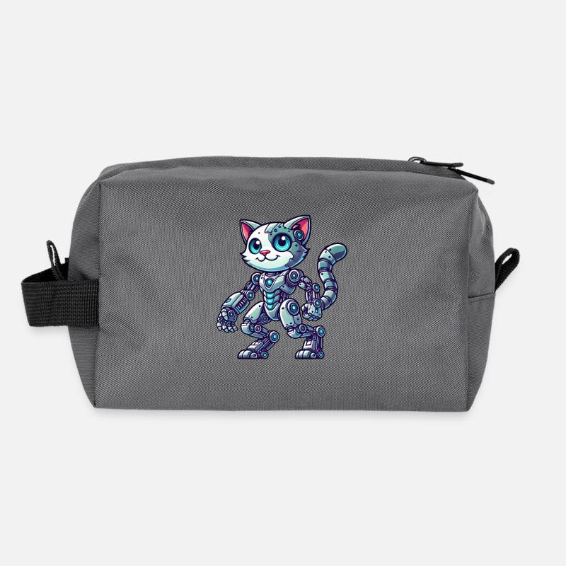 Katze Kater Roboter Maschine Sci-Fi Cyborg Recycelte Kulturtasche