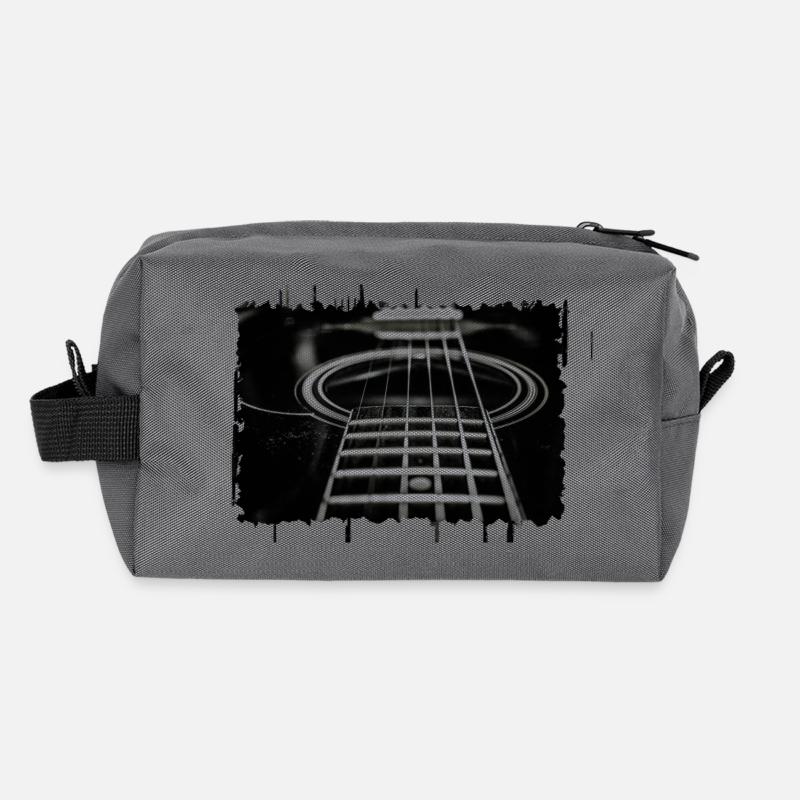 Guitare acoustique Trousse de toilette en tissu recyclé