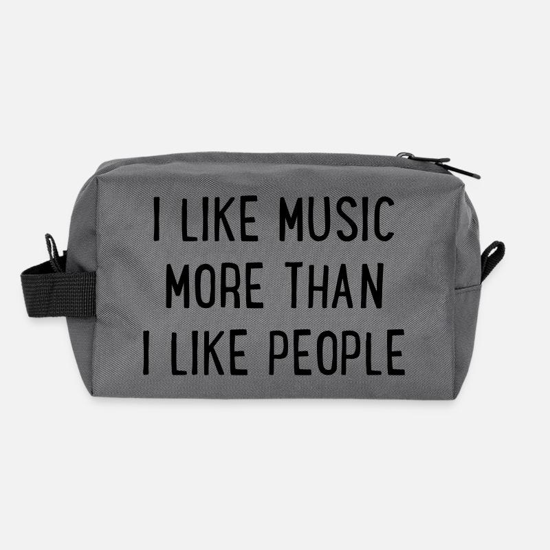 Musik - Recycelte Kulturtasche - Anthrazit