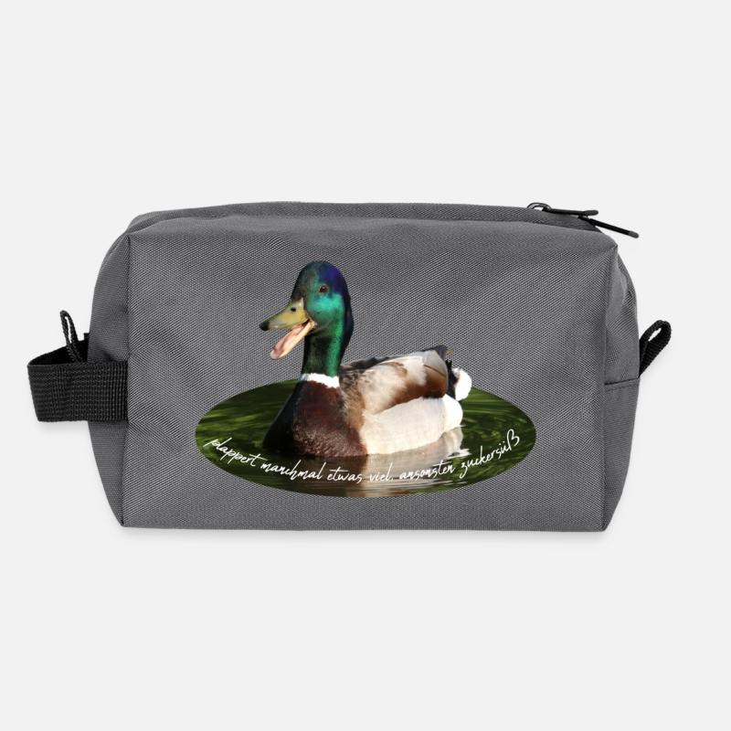 Plappermaul babillage babillage canard canard Trousse de toilette en tissu recyclé