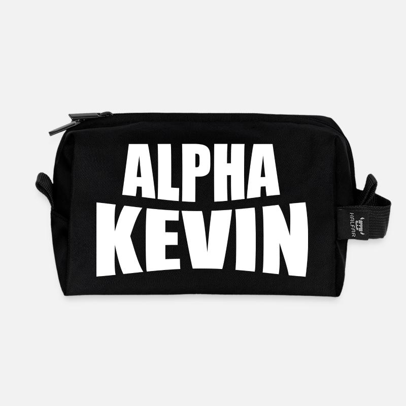 Alpha Kevin - Recycelte Kulturtasche - Schwarz