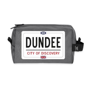 Dundee Ortsschild - Recycelte Kulturtasche - Anthrazit - Vorne