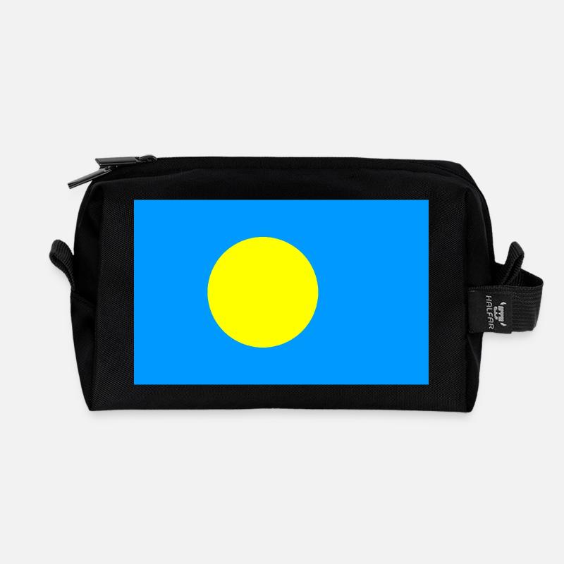 Palau - Recycelte Kulturtasche - Schwarz