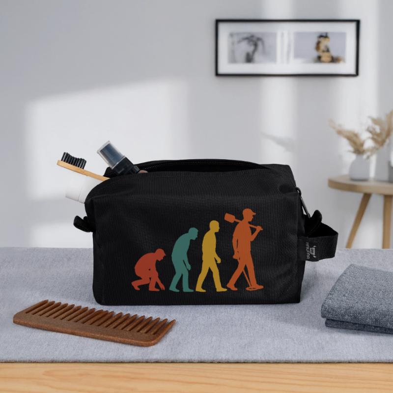 Évolution des passionnés de détection de métaux Trousse de toilette en tissu recyclé