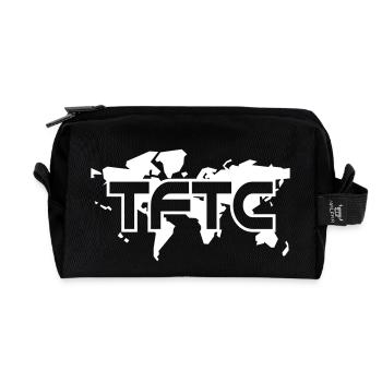 TFTC - 1color - 2011 - Recycled Toiletry Zip Bag - black - Front