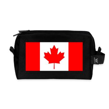 Canada - Recycled Toiletry Zip Bag - black - Front