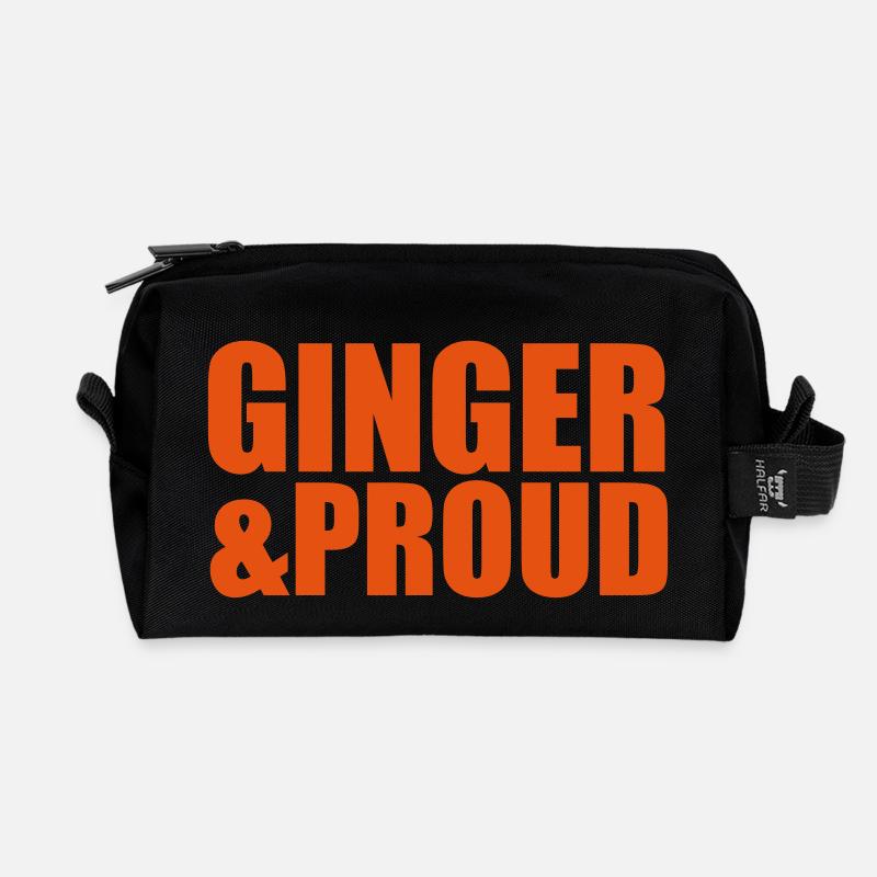 Ginger - Recycelte Kulturtasche - Schwarz