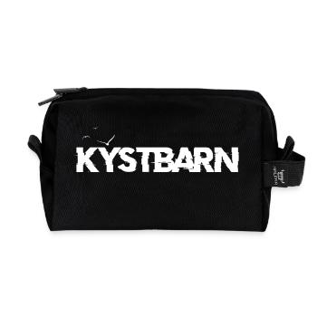 Kystbarn - Trousse de toilette en tissu recyclé - noir - Devant