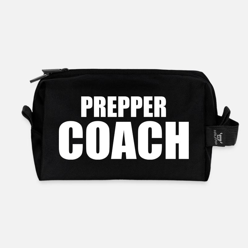 Prepper - Recycelte Kulturtasche - Schwarz