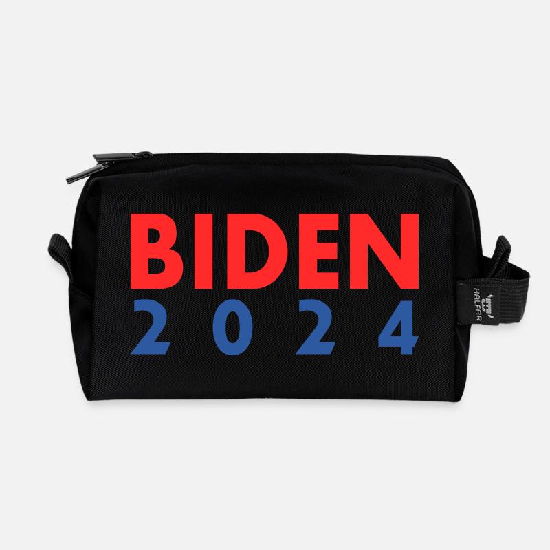 Joe biden 2024 - Recycelte Kulturtasche - Schwarz