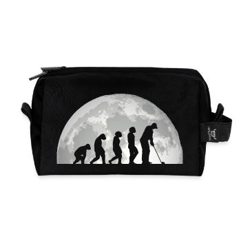 Golfspieler Evolution Golf - Recycelte Kulturtasche - Schwarz - Vorne