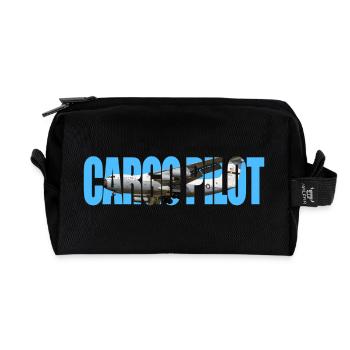 Cargo pilot C-141 - Recycelte Kulturtasche - Schwarz - Vorne