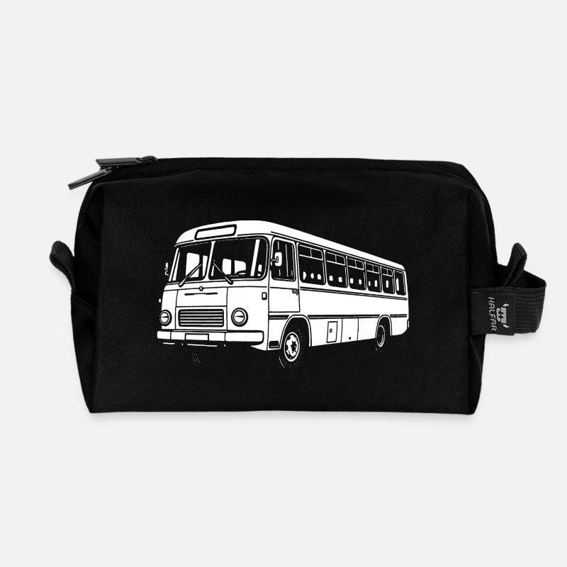 Bus Kultkraft - Recycelte Kulturtasche - Schwarz