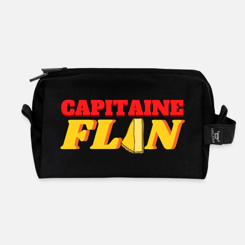Hauptmann Flan - Recycelte Kulturtasche - Schwarz