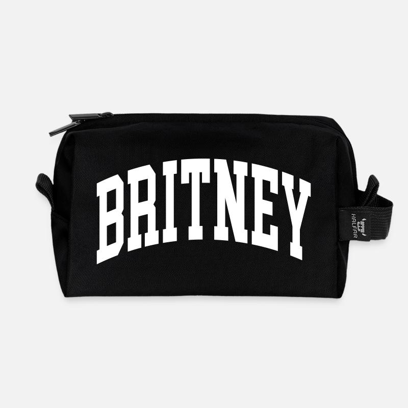 Britney - Recycelte Kulturtasche - Schwarz