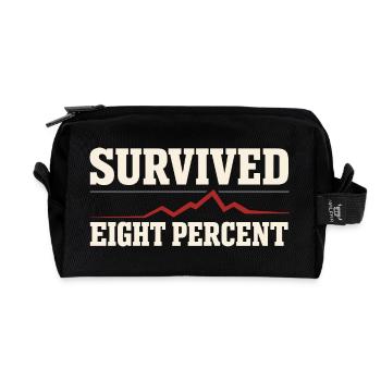 Mortgage Brokers, Loan Officers, - Recycled Toiletry Zip Bag - black - Front