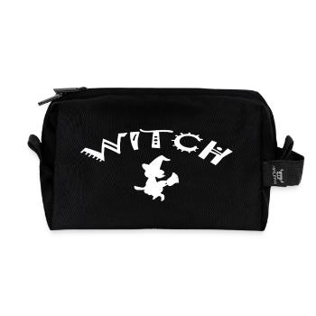 WITCH - Recycelte Kulturtasche - Schwarz - Vorne