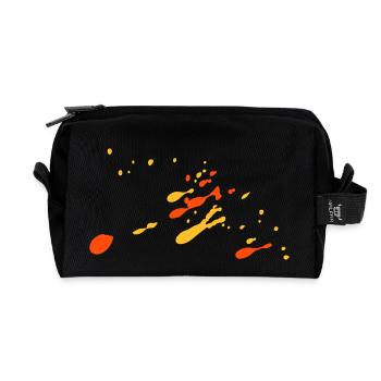 Spritzer - Recycelte Kulturtasche - Schwarz - Vorne