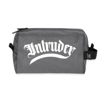 intruder hacker eindringling clan sticker computer - Recycelte Kulturtasche - Anthrazit - Vorne