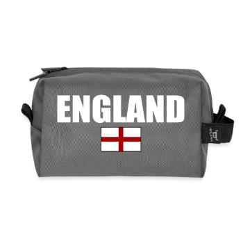 angleterre - Trousse de toilette en tissu recyclé - anthracite - Devant