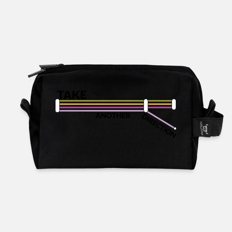 metro1 - Trousse de toilette en tissu recyclé - noir