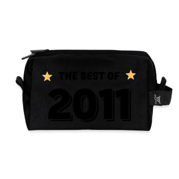 Best of 2011 - Recycled Toiletry Zip Bag - black - Front