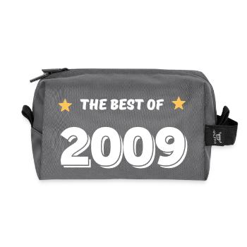 Best of 2009 - Recycled Toiletry Zip Bag - anthracite - Front